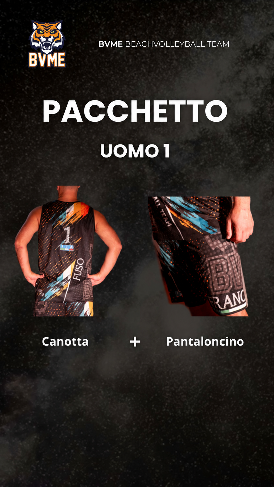 Pacchetto Uomo 1 BVME con canotta e pantaloncino